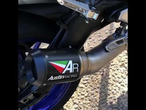Yamaha MT09 Austin Racing GP1R exhaust