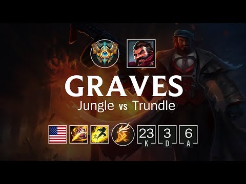 Graves Jungle vs Trundle - NA Challenger Patch 8.12