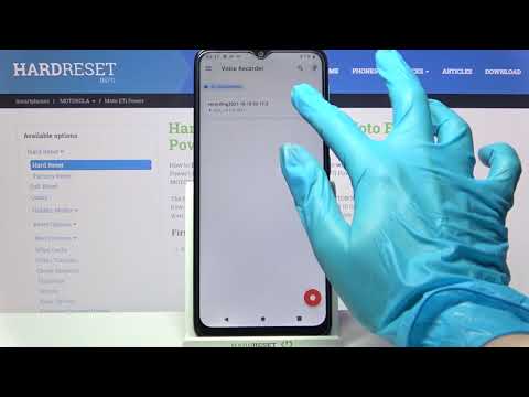 MOTOROLA Moto E7i Power and Voice Recorder App – Record Sound