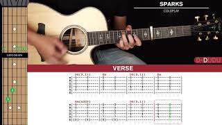 Sparks Guitar Cover Coldplay 🎸|Tabs + Chords|