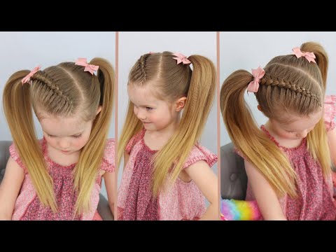 2023 Easy, Cute Kids Pigtail Hairstyle!