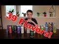 Review Of Every Flavor Of Monster Energy in 15 Seconds or Less!