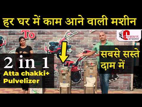 2 HP Atta Chakki Cum Pulvelizer (2 In 1) Flour Mill Electric Motor