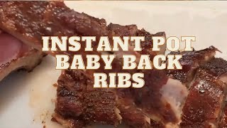 INSTANT POT BABY BACK RIBS