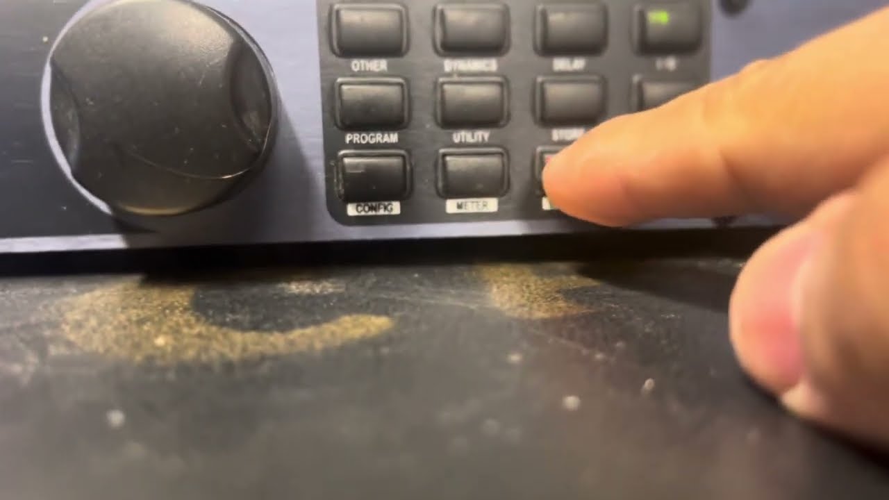 DBX DriveRack Pa 260 How to set up EQ and Crossover