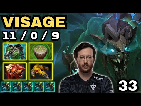 🔥 33 Visage Offlane 0 Death 🔥 EZ Lane vs Yatoro Lycan - Dota 2