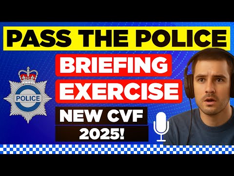 PASS THE POLICE BRIEFING EXERCISE (NEW CVF 2025)