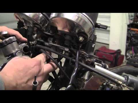 Cafe Racer Build Project Part 9 : 1973 Honda CB350F / CB350  : Removing Wiring, Speedo, etc