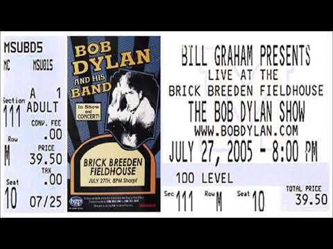 Bob Dylan 2005 Canada Summer Tour  - Montana State University Bozeman USA 27 July 2005
