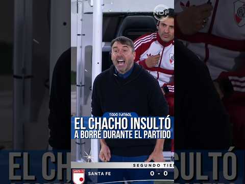 El Chacho Coudet insultó a Santos Borré 😱 #riverplate #river #santosborre #chachocoudet #futbol