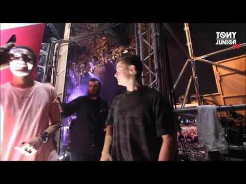 MARTIN GARRIX & TONY JUNIOR BACKSTAGE AT LOOPTOPIA