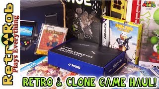 Modern and Retro Game Haul. Some Cool Stuff. GBA, Clones, Famicom Disk, Vita and more!