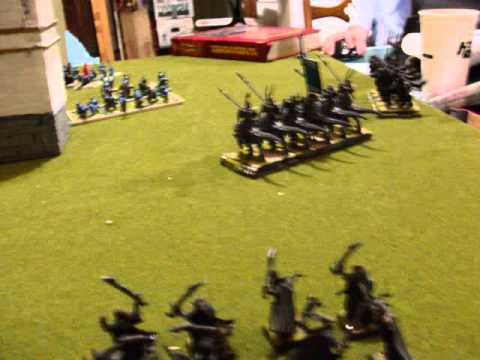 8a Warhammer Fantasy Battle Report Dark Elves vs. Lizardmen 9/2010 Part 1