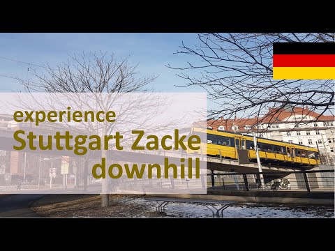 Experience Zacke - Downhill | German Special Train, Stuttgart | 4K