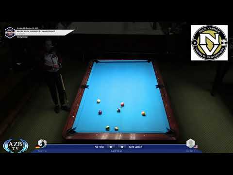 2021 American 14.1 Straight Pool Championship - Pia Filler vs April Larson