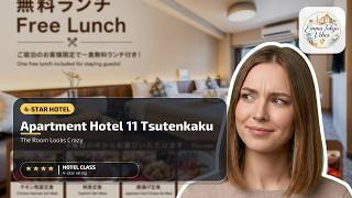 Apartment Hotel 11 Tsutenkaku - The Room Looks Crazy | Osaka, Japan🏨