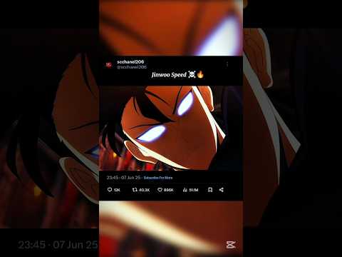 You can't catch Jinwoo's Speed🔥 | Jinwoo Insane Fight Scene || Solo Leveling S2#Jinwoo #SoloLeveling