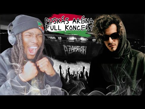 KIING REACTS to Azahriah - Puskás Aréna (Full Koncert 2024)