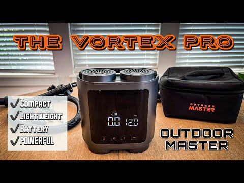 Die Vortex Pro von Outdoor Master – die beste kompakte aufblasbare Pumpe für unterwegs! #VortexPro