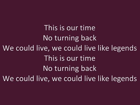 Ruelle - Live Like Legends (Lyrics)
