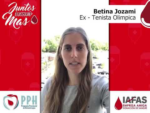 Campaña de Donación Voluntaria de Sangre 'Juntos Somos Mas'   Betina Jozami