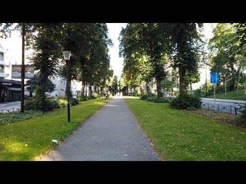 Walking in Stockholm: Karlavägen, Östermalm (Street sounds, 4K 60fps)