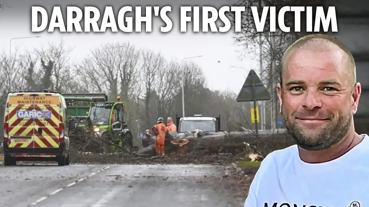 Storm Darragh's first victim revealed as football coach killed when tree fell on his van