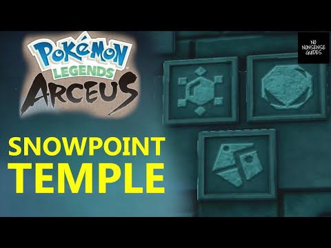 Snowpoint Temple Puzzle Solution in Pokemon Legends Arceus