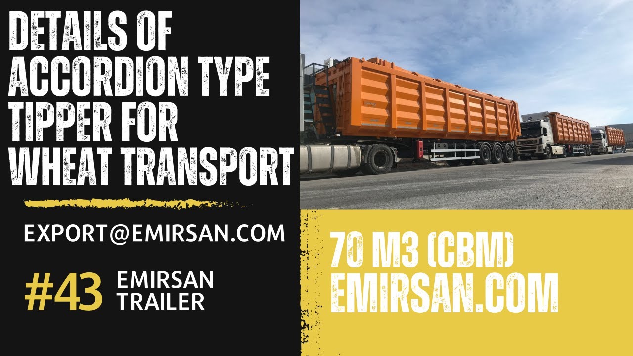 Wheat Transporter Tipper — 2023 Emirsan