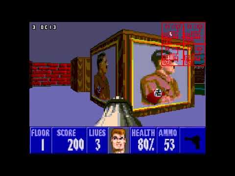 ZX Spectrum Next Ray casting engine test