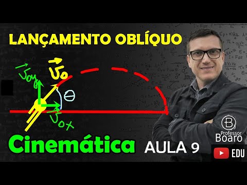 LANÇAMENTO HORIZONTAL e LANÇAMENTO OBLÍQUO - CINEMÁTICA - (TEORIA + EXERCÍCIOS) - AULA 9