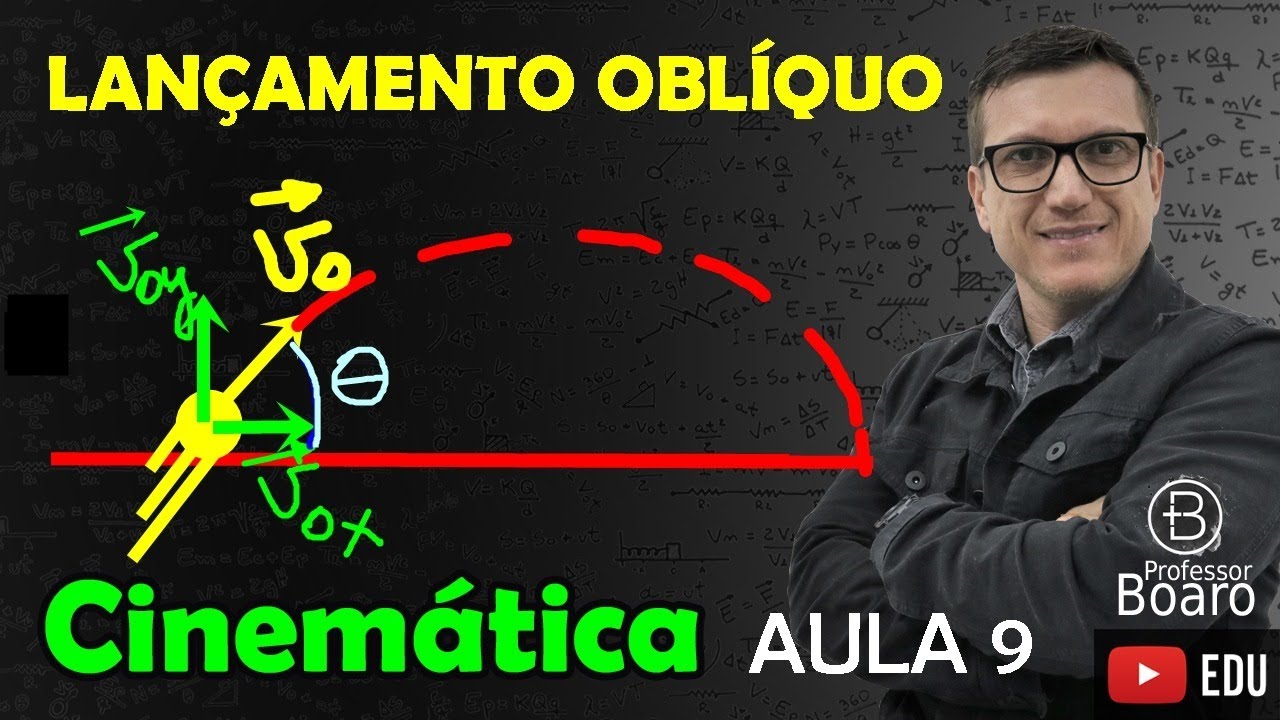 LANÇAMENTO HORIZONTAL e LANÇAMENTO OBLÍQUO - CINEMÁTICA - (TEORIA + EXERCÍCIOS) - AULA 9