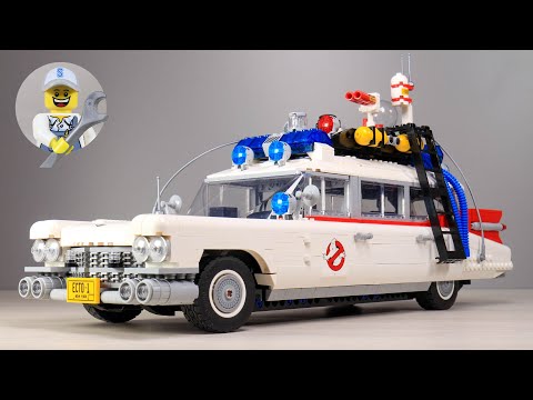 Lego Ghostbusters 10274 Ecto 1 Part 1 speed build