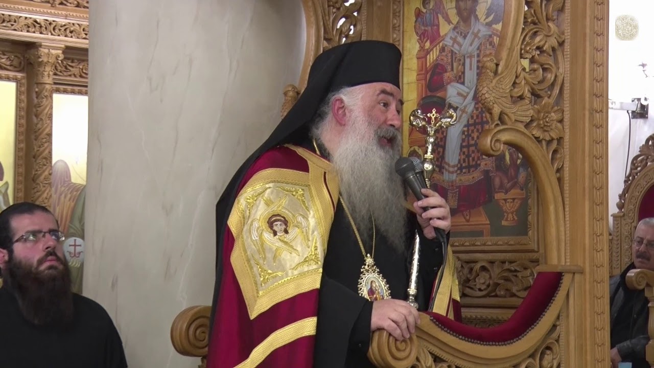 كلمة سيادة المطران على احداث نيوزلندا