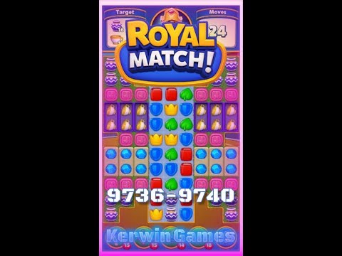 Royal Match Level 9736 9737 9738 9739 9740 - No Boosters Gameplay