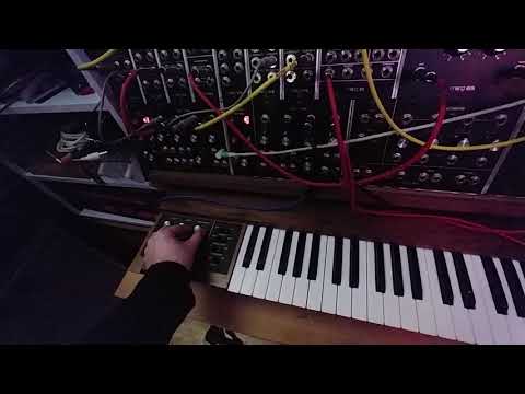 Moog System 35 with Sequencer