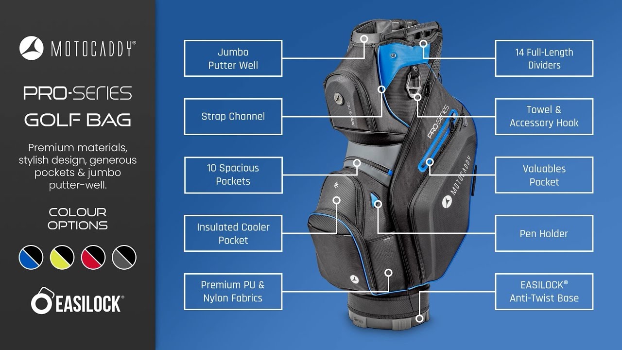 Video: Motocaddy Pro Series (2025) Cartbag