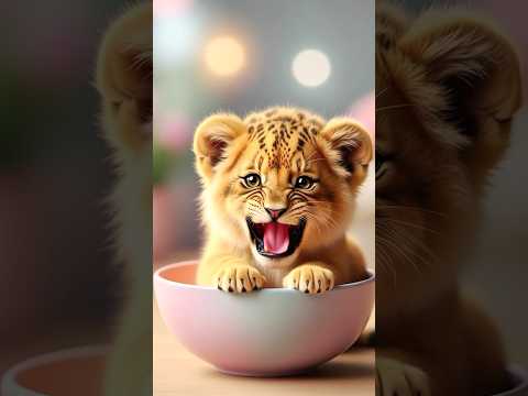 Animaux mignons adorables mini animaux minuscules mini monde | Quel est l'animal le plus mignon dans un bol ?