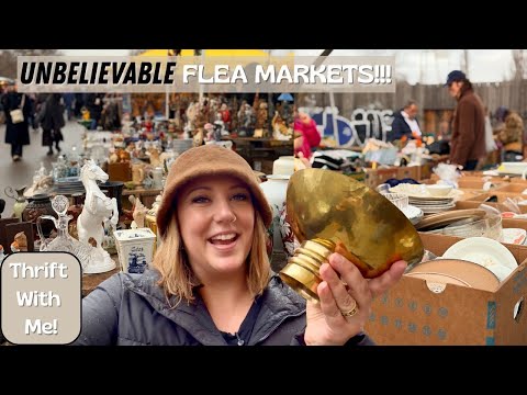 AMAZING FLEA MARKETS!!! Shop With Us! Thrifting for Valuable Vintage Finds! We scored!!