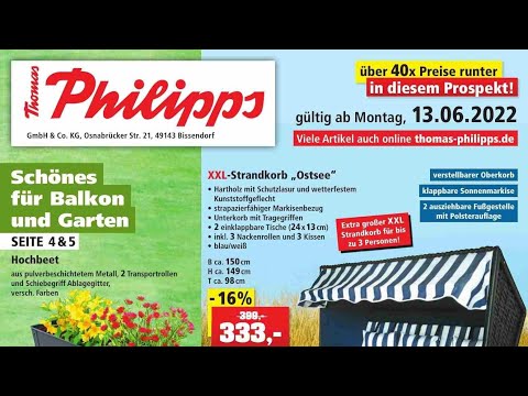 🛒 Thomas Philipps Katalog Prospekt 13. bis 18. Juni 2022 - Neuigkeiten, Angebote Deutschland 🇩🇪