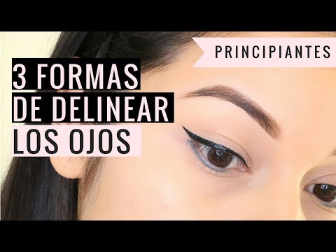 Delinear ojos para principiantes: 3 técnicas fáciles