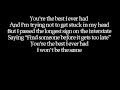 Gavin Degraw Best I Ever Had LYRICS ON SCREEN AUDIO