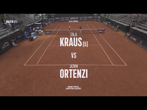 (5) Sinja Kraus (AUT) vs Jazmin Ortenzi (ARG) - Game, Set, Match