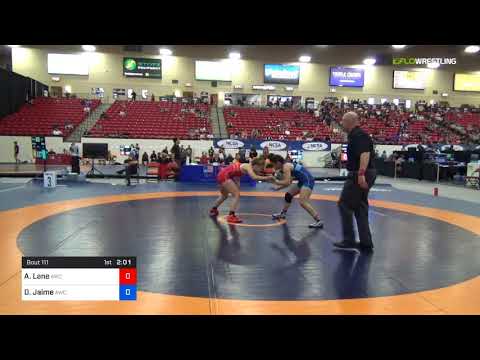 2018 Marine Corps US Open/Senior Women's Freestyle 55 Con 4 - Ainslie Lane (AWC) Vs. Daishea Jaime