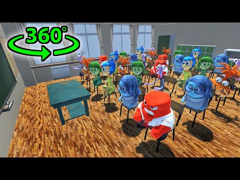 360° Inside Out Emotions - VR SCHOOL Experience | VR 4K Experience