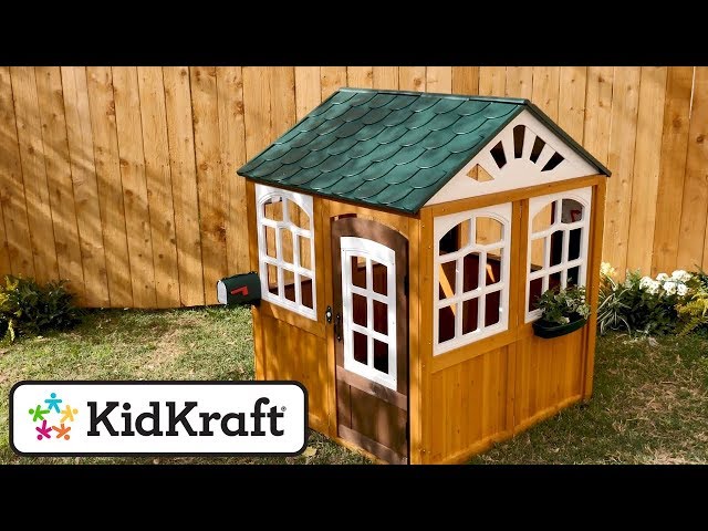 Video Teaser für Garden View Outdoor Playhouse Toy demo by KidKraft