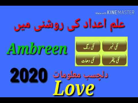 Ambreen Naam ka Secret jhany |Nature & Personality |Ambreen naam k Lucky Star #Purnoor