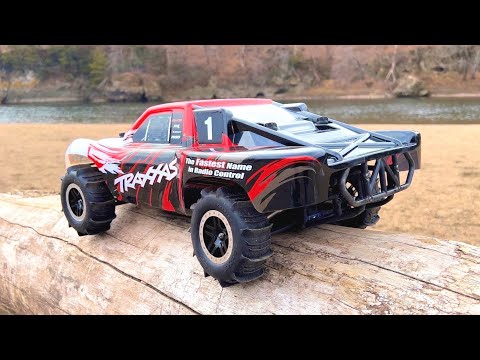 Traxxas Upgrade Paddle Tires #5891 in the SAND // TRAXXAS SLASH 4x4 BRUSHLESS!