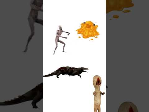 SCP-173 VS SCP-096 VS SCP-682 VS SCP-999 #scp #scpfoundation #shorts