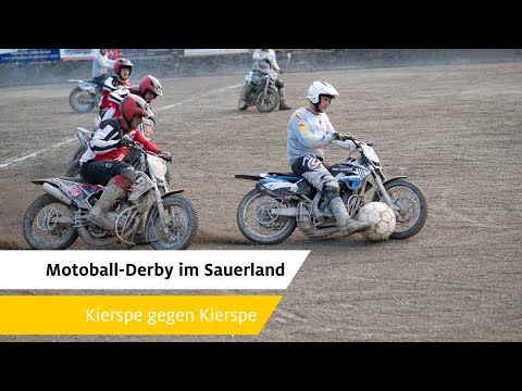 Fußball auf dem Motorrad - Motoball in Kierspe
